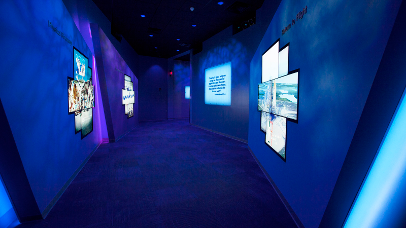 Illustration for article titled Space Shuttle Wreckage Fills This Heartbreaking NASA Exhibit